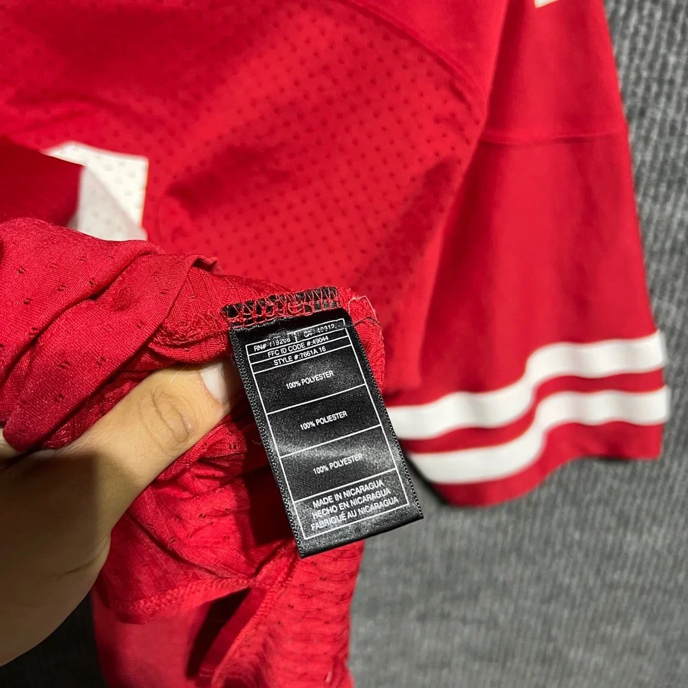 Adidas Nebraska Huskers Football Jersey Mens Medium Red NCAA Number 1 Mesh Shirt